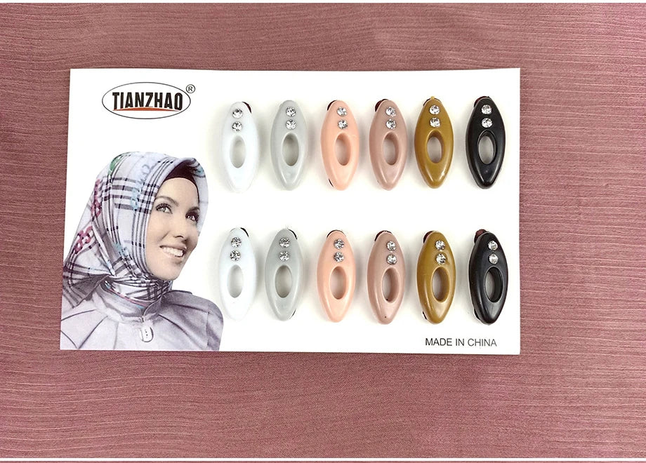 12Pcs/Box Muslim Hijab Pins