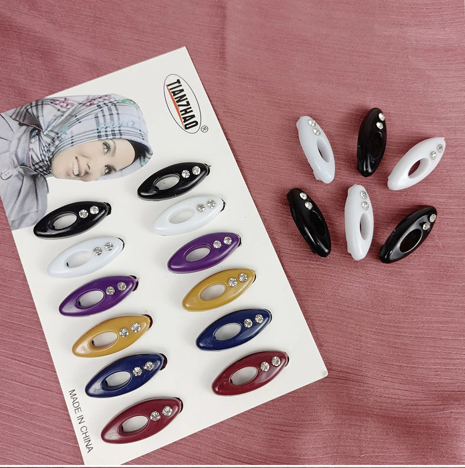 12Pcs/Box Muslim Hijab Pins