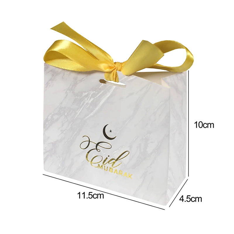 5/10Pcs Eid Mubarak Candy Gift Boxes