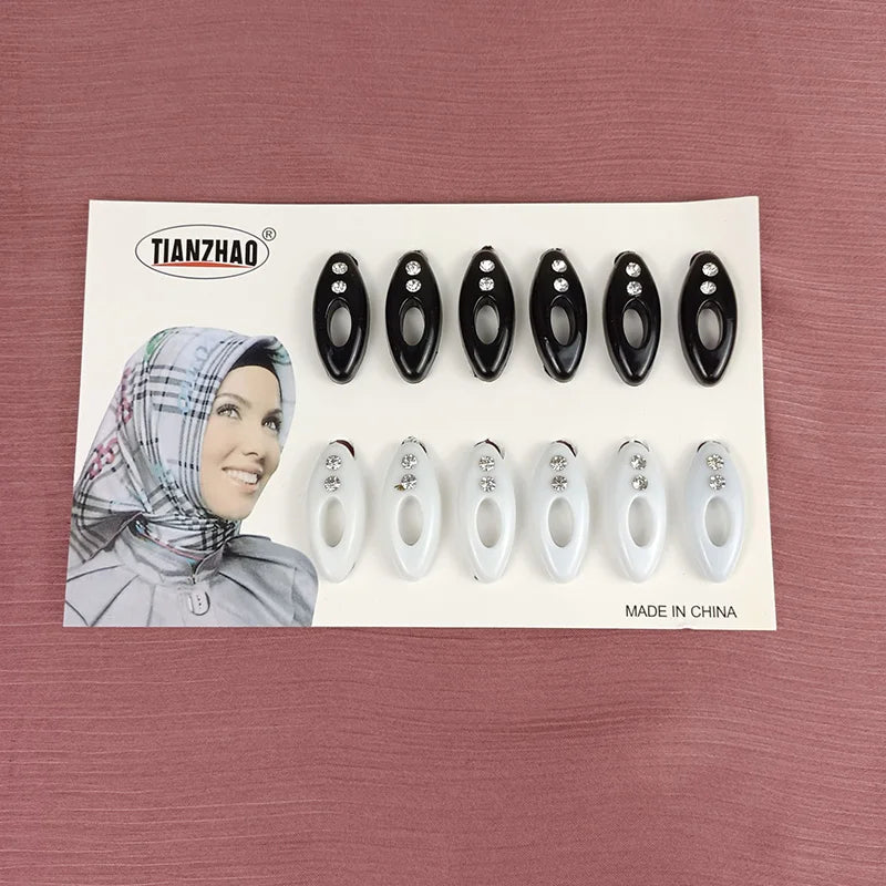 12Pcs/Box Muslim Hijab Pins