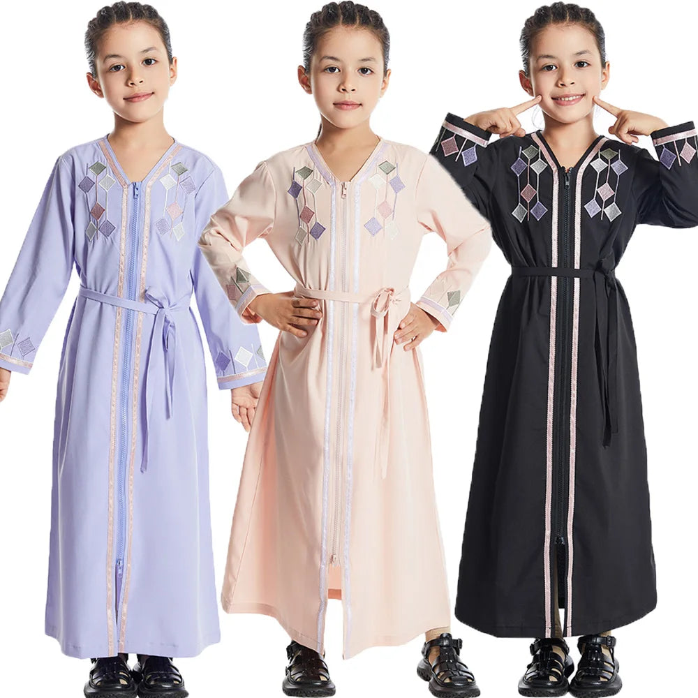 Muslim Kids Girls Dress