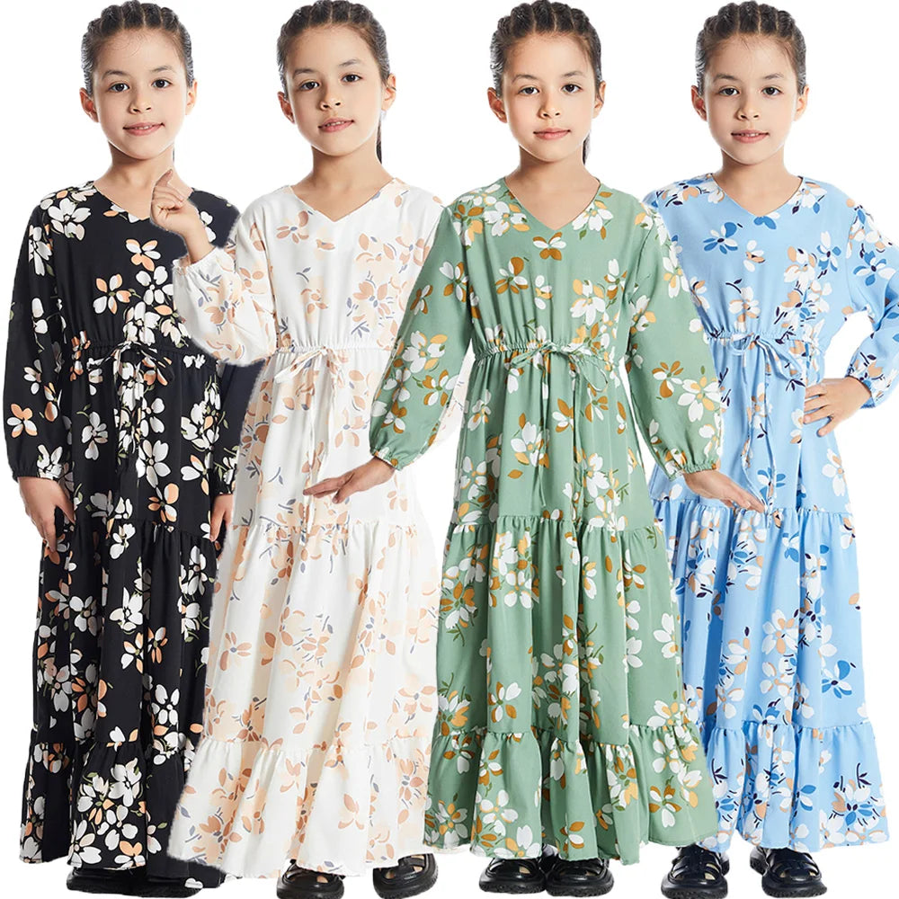 Muslim Kids Girls Dress