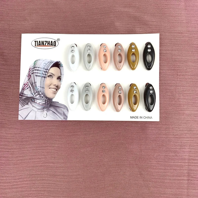 12Pcs/Box Muslim Hijab Pins