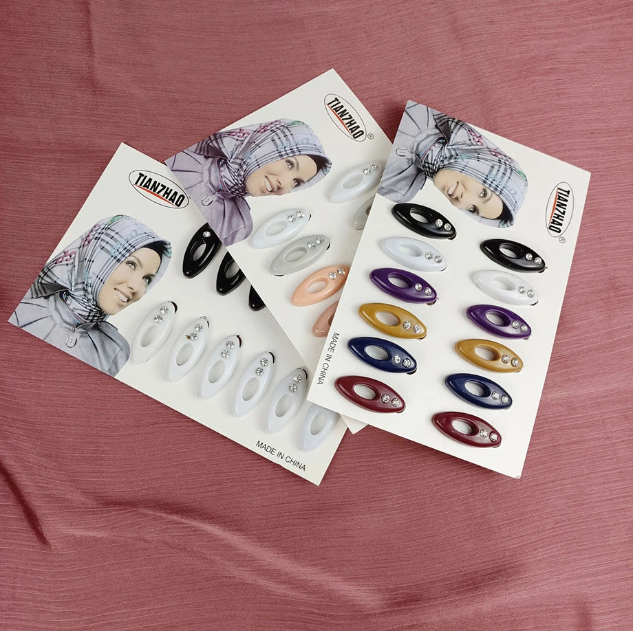 12Pcs/Box Muslim Hijab Pins