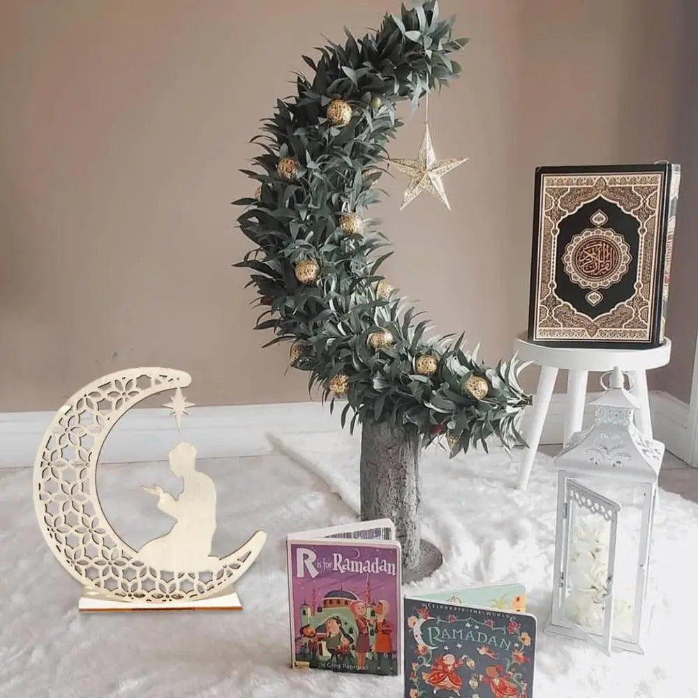 Eid Mubarak DIY Wooden Candle Holder